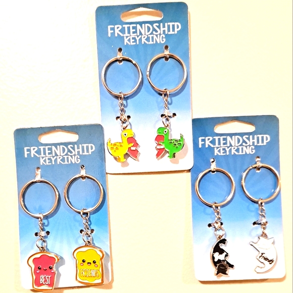 Source Unknown | Accessories | Friendship Keyrings Price Is For Set ...